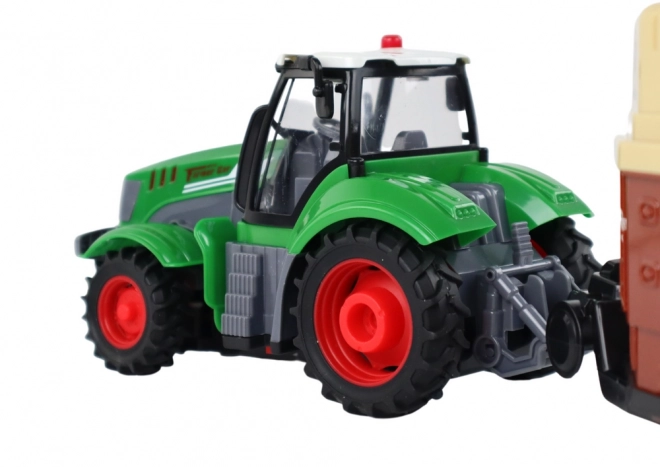 Traktor RC dálkově ovládaný zemědělský stroj Trailer Pilot 1:24