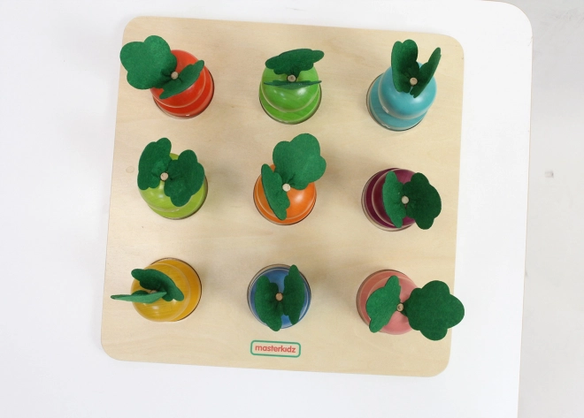 Edukativní tabule Zelenina Montessori