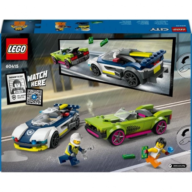 LEGO® City 60415 Honička policejního auta a sporťáku