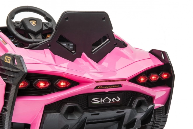 Lamborghini SIAN dětské auto na baterii s ovladačem – Růžové