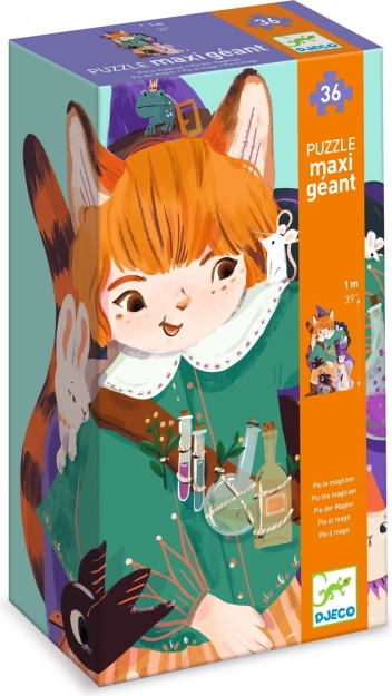 Djeco Obří puzzle Čaroděj Pio 36 dílků
