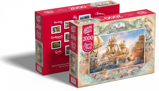 Puzzle Námořní Bitva 2000 Dílů CHERRY PAZZI