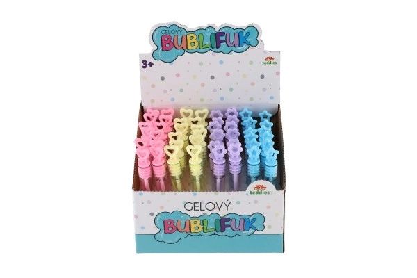 Bublifuk s gelovou náplní 10,5 cm, 4 barvy