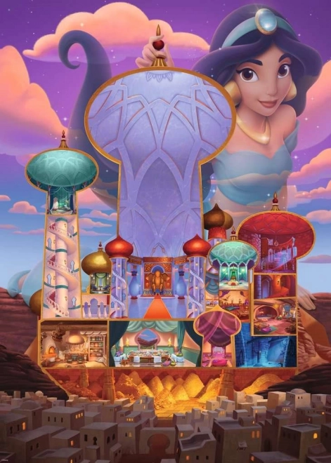Puzzle 1000 dílků Disney s Jasmínou