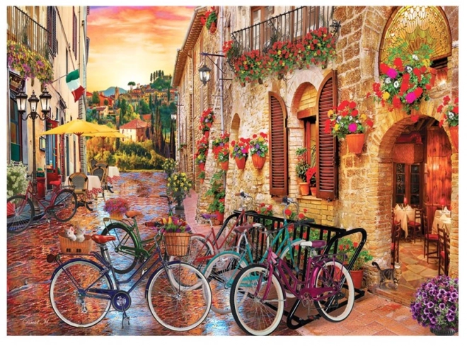 Puzzle Na kole po Toskánsku 1000 dílků