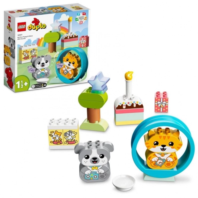 LEGO DUPLO 10977 Moje první štěně a koťátko s odgény zvuky