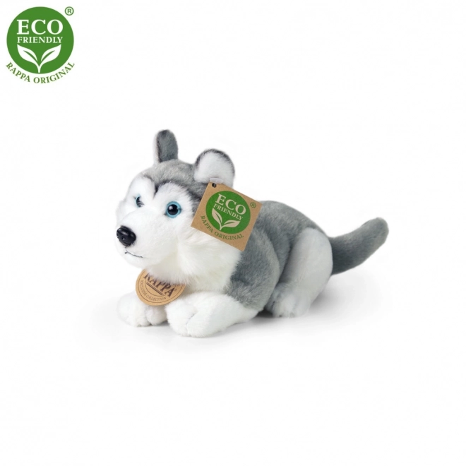 Rappa Plyšový pes Husky 17 cm ECO-FRIENDLY