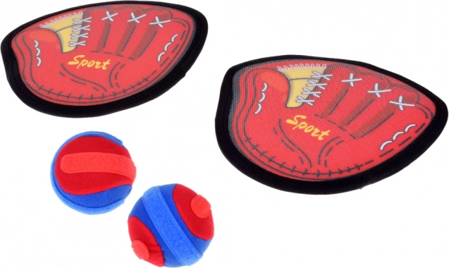 Sportovní hra Catchball sada 2 x terč + 2 míčky