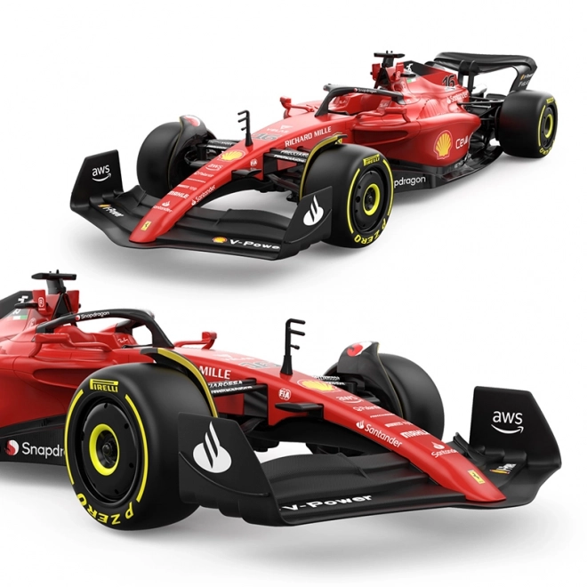 Dálkově ovládaný model Ferrari F1-75 1:12 červený