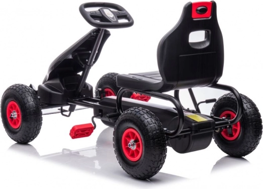 Dětský šlapací motokár Červený