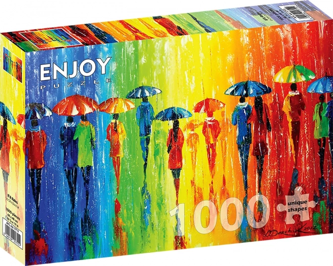 Puzzle Když prší 1000 dílků