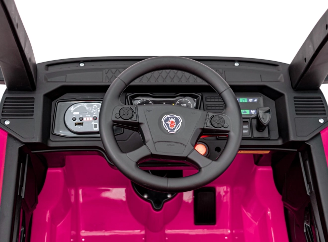 Dětský automobil Scania R-SERIE na baterie - Růžová