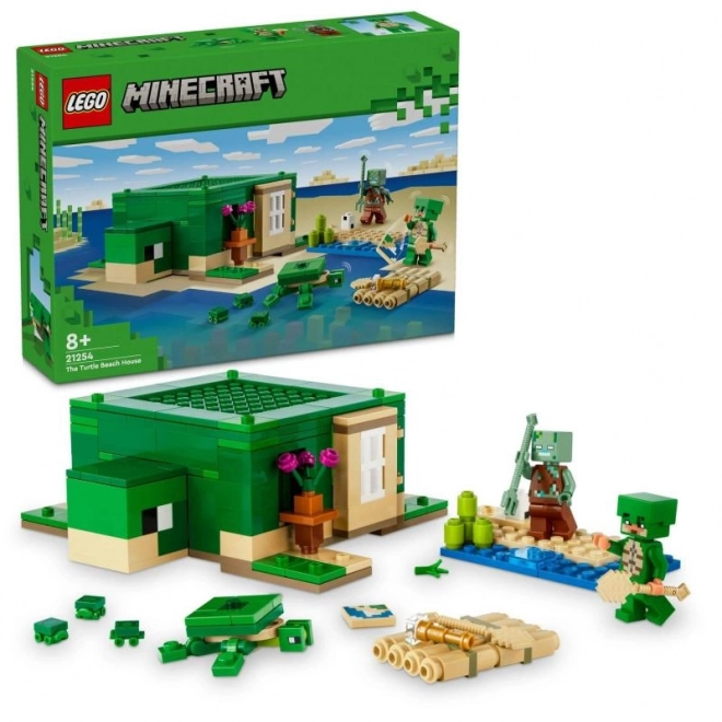 Minecraft Turtle Domek na pláži
