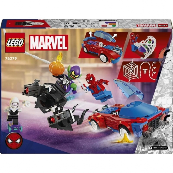 Super Heroes Spider-Man a Zelený Goblin závodní auto