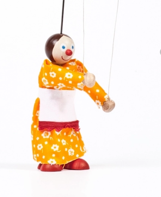 Dřevěná loutka Maminka