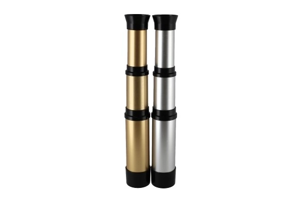 Dalekohled pirátský plast 19cm 2 barvy v krabičce 5x19x5cm 8ks v boxu