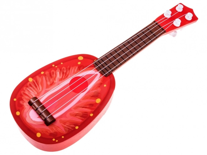 Ovocná ukulele kytara pro děti – Jahody