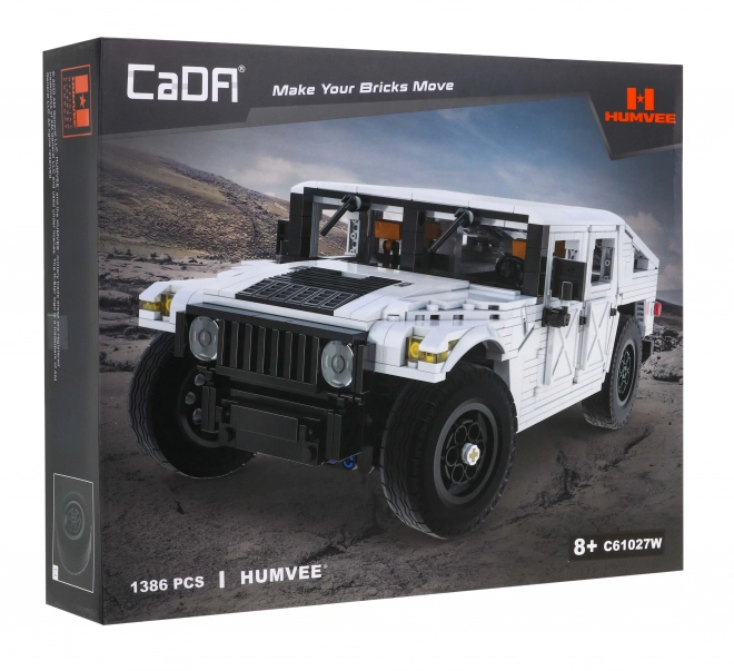 CaDA Vojenské vozidlo Humvee 1:12 - 1386 dílků