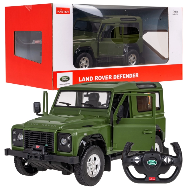 R/C Land Rover Defender 1:14 RASTAR – Zelený