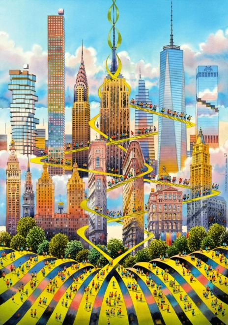 Puzzle Imigination Tytus Brzozowski New York 1000 dílků