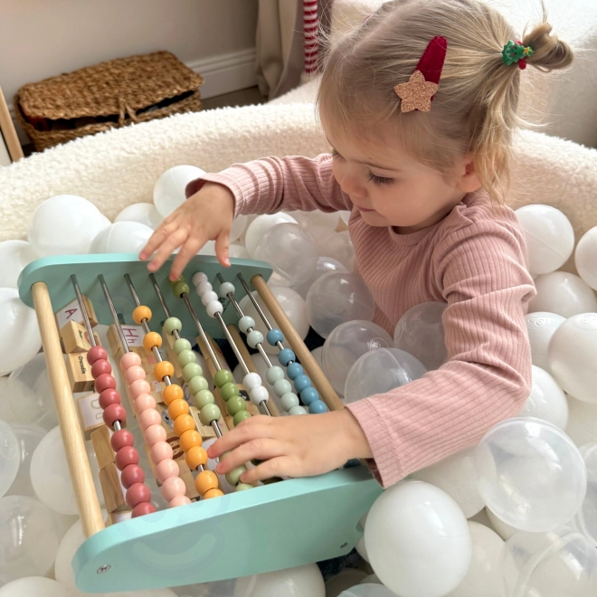 Dřevěné vzdělávací počítadlo a abeceda Tooky Toy