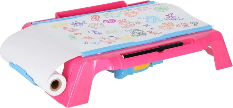 Nepřerušované kreslení s papírovou rolí