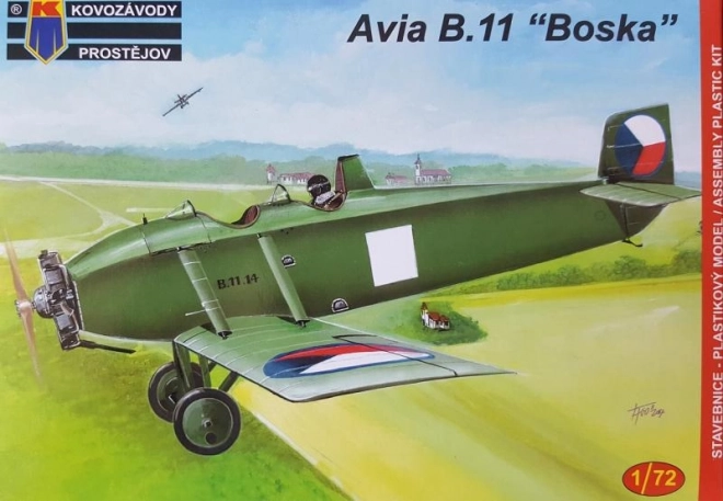 Plastiková modelová letadla Avia BH-11
