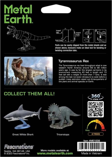 METAL EARTH 3D puzzle Tyrannosaurus Rex