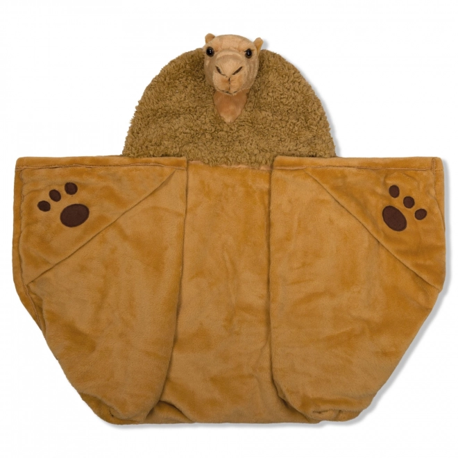 Hřejivá deka s kapucí Velbloud od Cozy Noxxiez