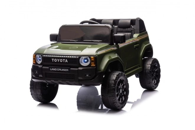 Elektrický vůz Toyota Land Cruiser Prado zelený