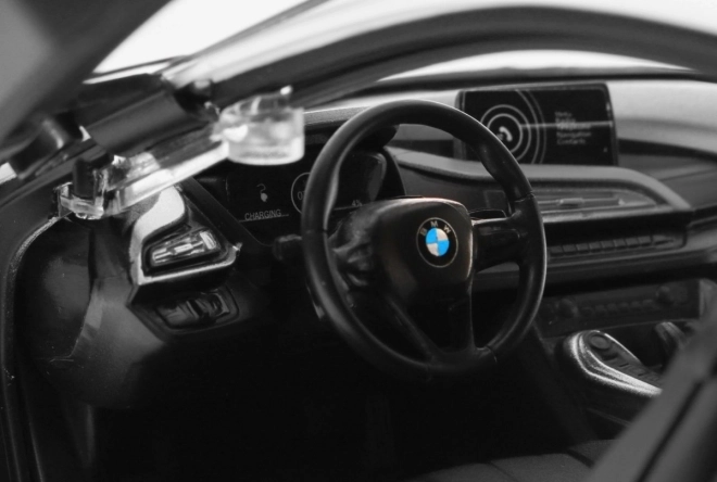 BMW i8 white RASTAR 1:14 model auta na dálkové ovládání + 2,4 GHz dálkové ovládání
