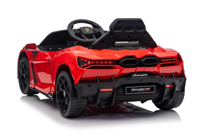 Dětské auto Lamborghini Revuelto červené