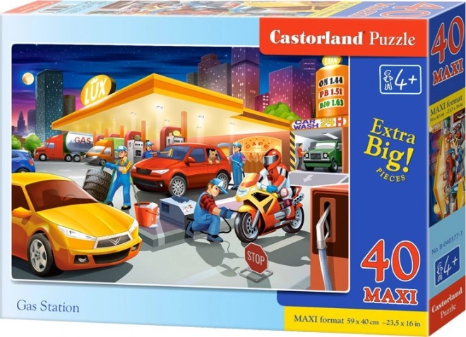 Puzzle 40 maxi Čerpací Stanice