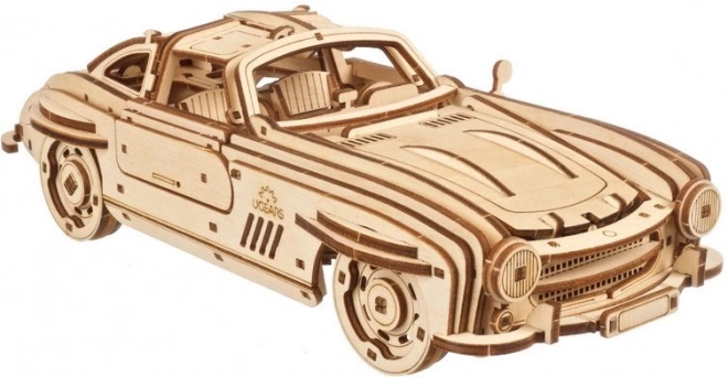 Ugears 3D dřevěné mechanické puzzle Auto Winged Sports Coupe