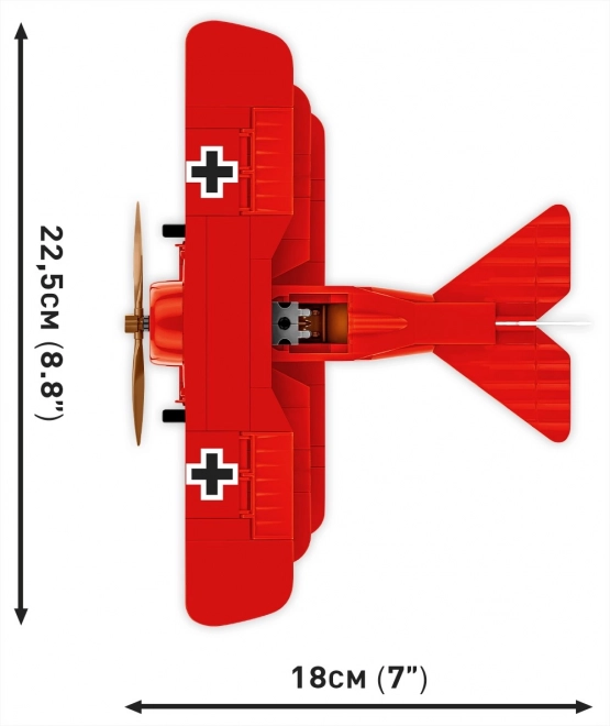 Kostky Fokker DR.1 Červený Baron
