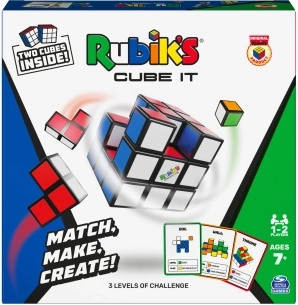 Logická hra RUBIK’S Cube It – 3D hlavolam pro 1–2 hráče
