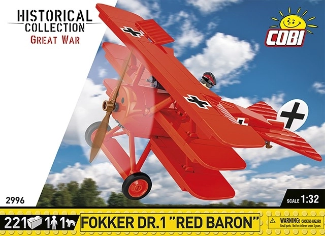 Kostky Fokker DR.1 Červený Baron