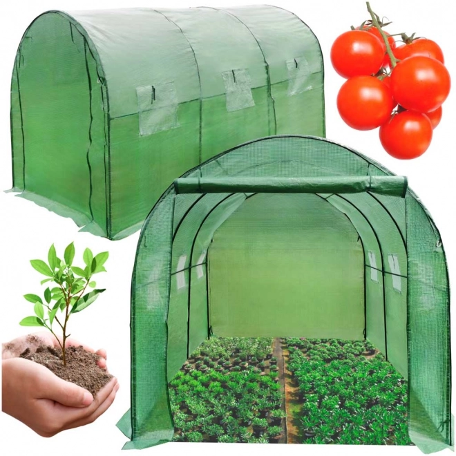 Zahradní fóliovník skleník 3x2x2 m