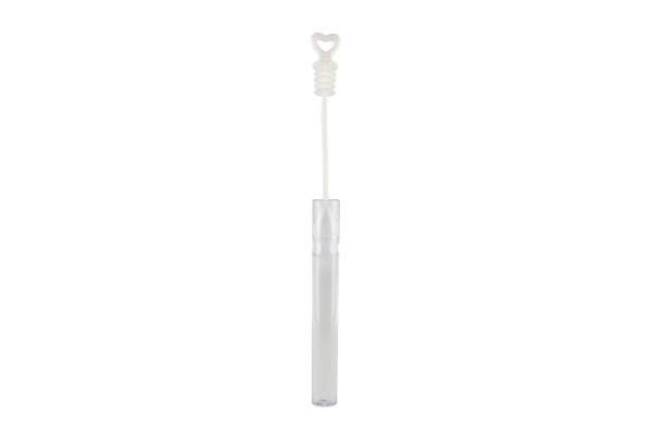 Bublifuk mini 5 ml gelový bílý svatební 10,5cm