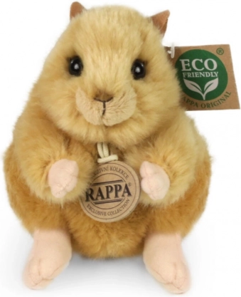 Plyšový křeček zlatý 16 cm eco‑friendly Rappa