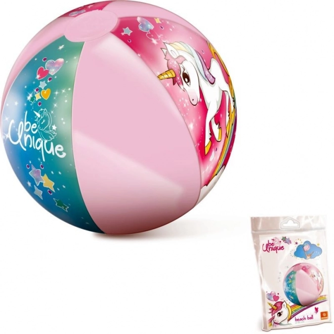 Nafukovací míč s motivem jednorožce 50 cm