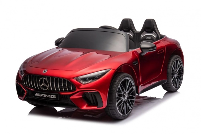 Mercedes AMG SL63 červeně lakované auto na baterie