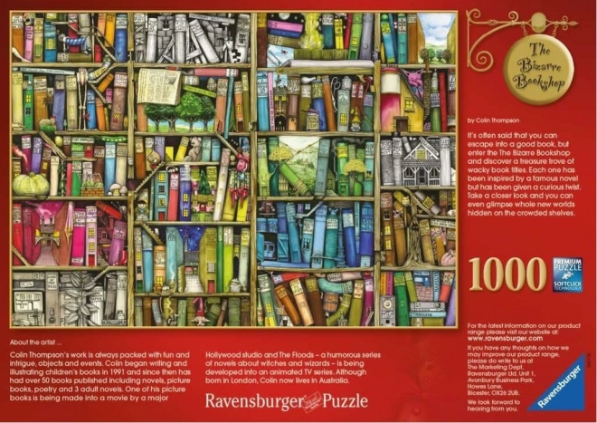 Ravensburger puzzle bizarní knihovna 1000 dílků