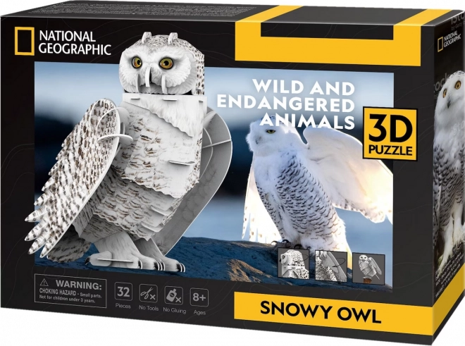 3D Puzzle Sněžná Sova