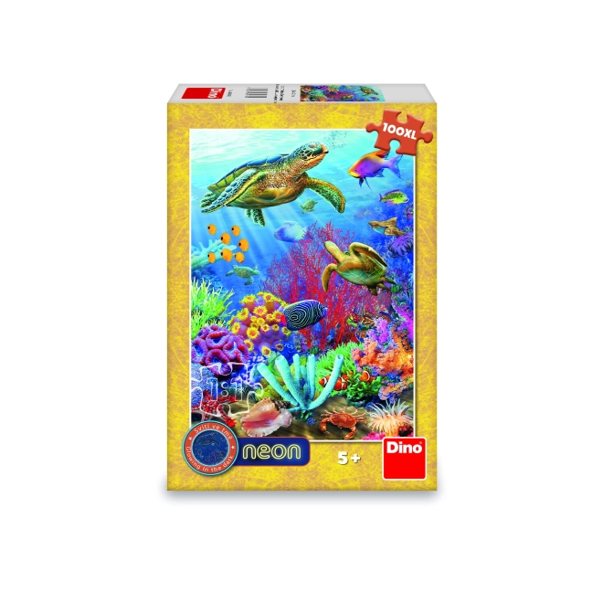 Puzzle podmořský svět neon