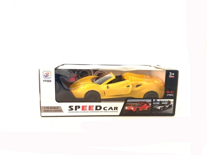 RC sportovní auto v měřítku 1:18
