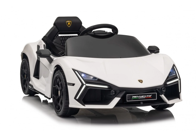 Dětský elektrický vůz Lamborghini Revuelto bílý