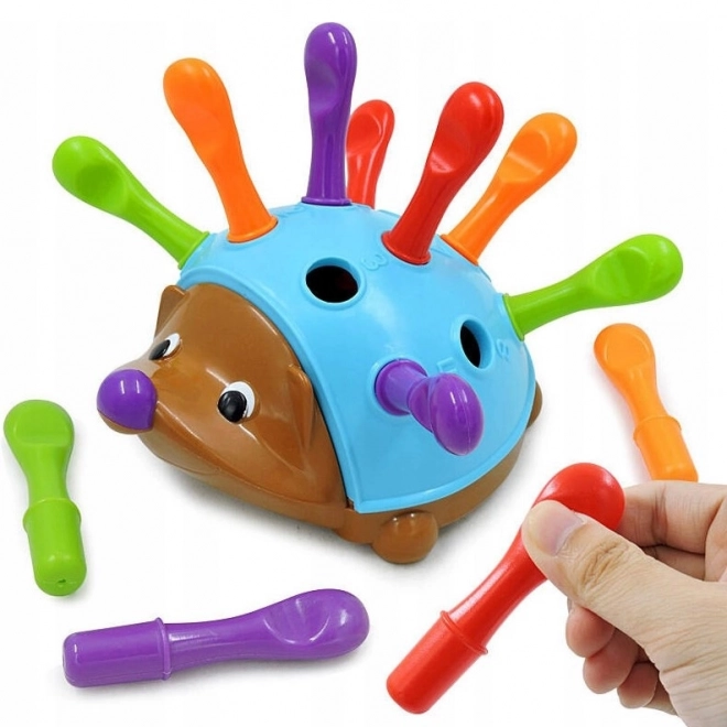 Woopie vzdělávací hra ježek sorter Montessori 4v1