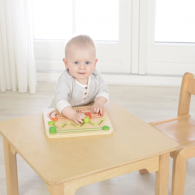 Edukativní deska s labyrintem Masterkidz Montessori