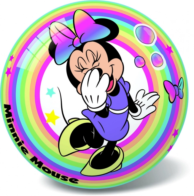 Míč Disney Minnie rainbow 14 cm